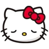 Hello Kitty emoji 😔