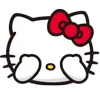 Hello Kitty emoji 🫣