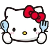 Hello Kitty emoji 🍴
