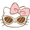 Hello Kitty emoji 😎