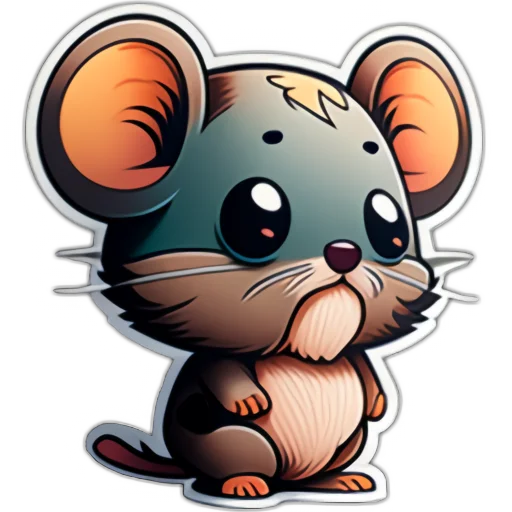 Telegram stickers Neural mouse