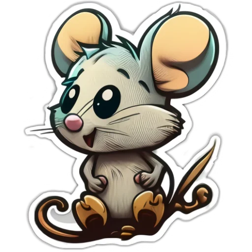 Neural mouse stiker 😄
