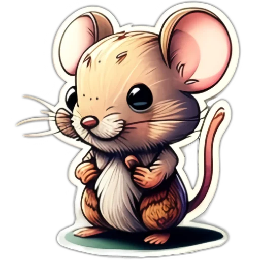 Neural mouse stiker 🙂