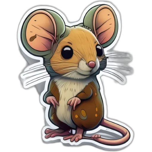 Neural mouse sticker 🙂