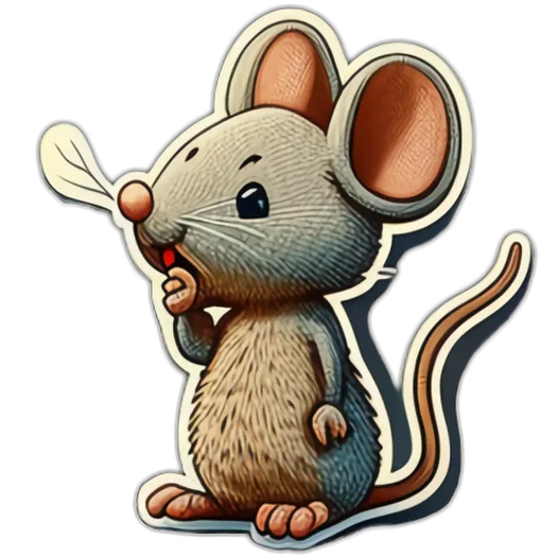 Стикер Neural mouse 🤔