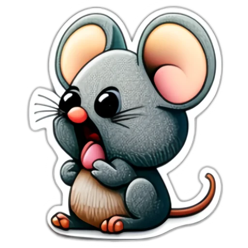 Стікер Neural mouse 😧