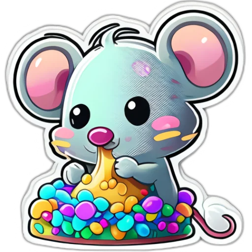 Neural mouse sticker 🍴