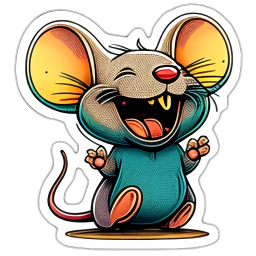 Neural mouse stiker 😂