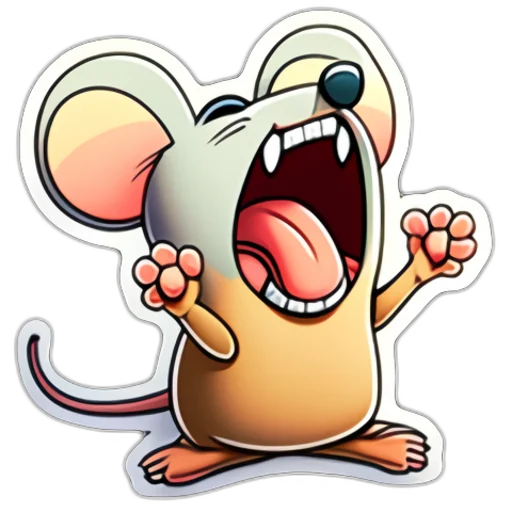 Neural mouse emoji 😡