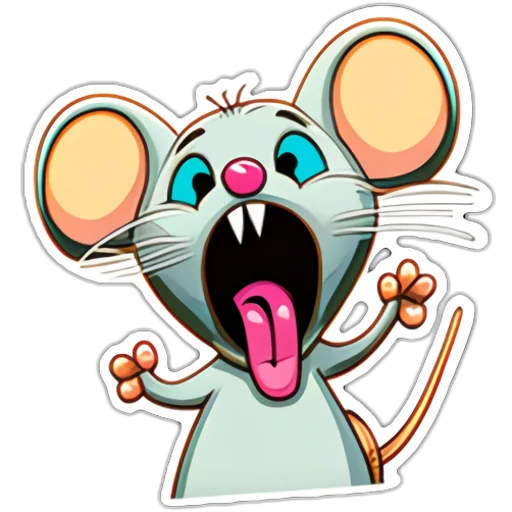 Эмодзи Neural mouse 🤪
