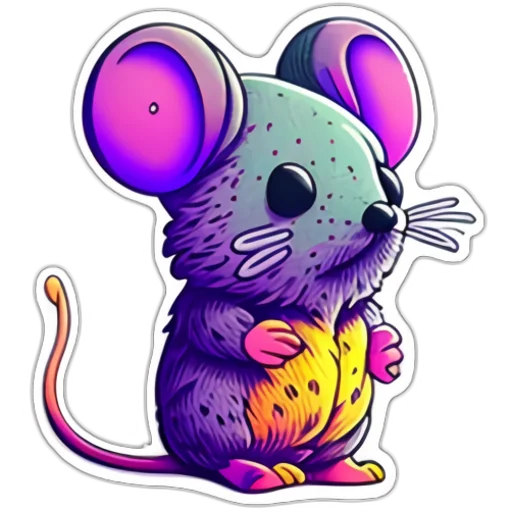 Neural mouse stiker 😈