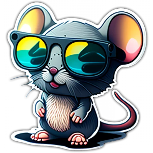 Neural mouse sticker 😎
