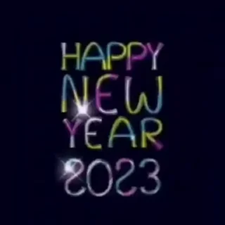 HNY 🎉 2023 Video stiker ✨