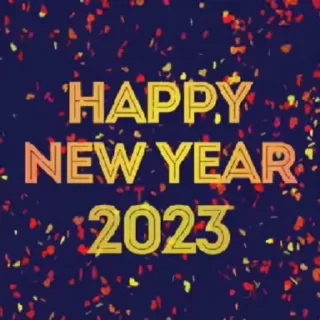 Стикер HNY 🎉 2023 Video 🎊
