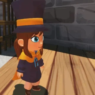 Эмодзи Hat Kid | A Hat in Time 🎩