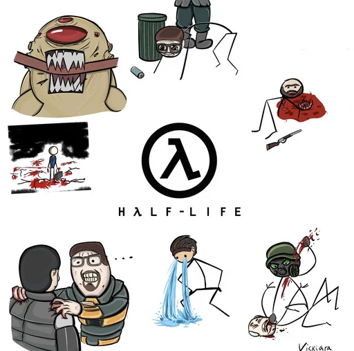 Telegram Sticker «Half Life» 🧪