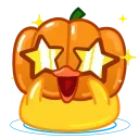 Halloween Duck emoji 🤩
