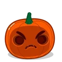 Емодзі Halloween Pumpkin 😤