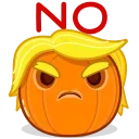 Halloween Pumpkin emoji 🙅