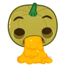 Halloween Pumpkin emoji 🤮