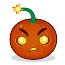 Halloween Pumpkin emoji 🤬