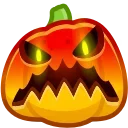 Halloween Team Emoji  sticker 😡