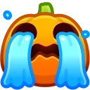 Стикер Halloween Team Emoji 😭