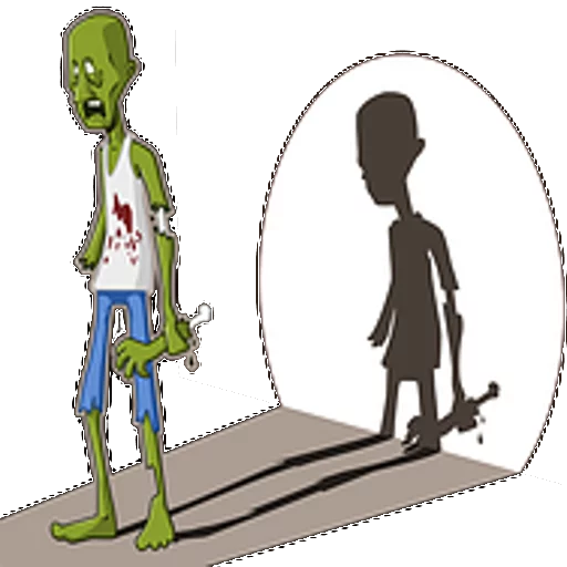 Telegram stiker «Halloween Zombie» 😔