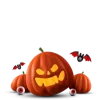 Эмодзи 3Д Хеллоуин 🎃
