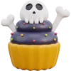 3Д Хеллоуин  emoji 🧁