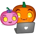 Стікер Halloween Pumpkin 💑