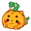 pumpkin  sticker 🤔