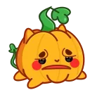 pumpkin emoji 😫