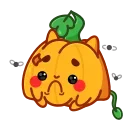 pumpkin stiker 🤕