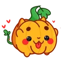 pumpkin  sticker 😝