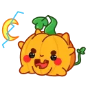 pumpkin stiker 👊