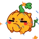 pumpkin  sticker ☔️