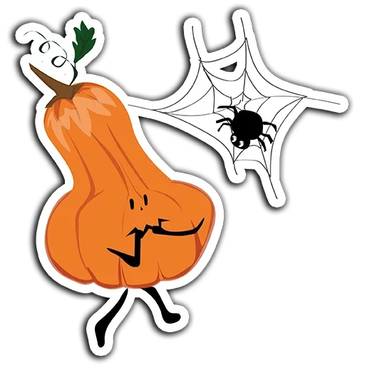 Telegram Sticker «Halloween pumpkins» ?