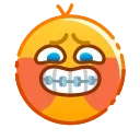 Эмодзи Hand Drawn Emoji 😬