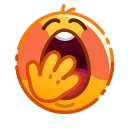 Эмодзи Hand Drawn Emoji 🥱