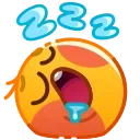 Эмодзи Hand Drawn Emoji 😴