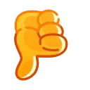 Эмодзи Hand Drawn Emoji 👎