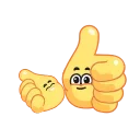 Hands for Friends emoji 👍