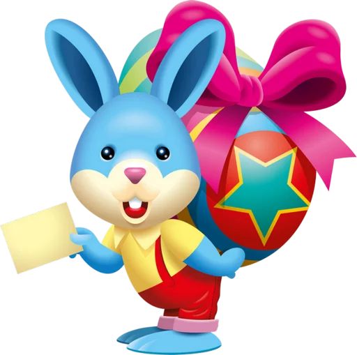 Стикер Telegram «Happy Easter» 🐇