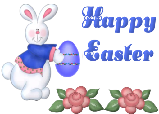 Happy Easter emoji 