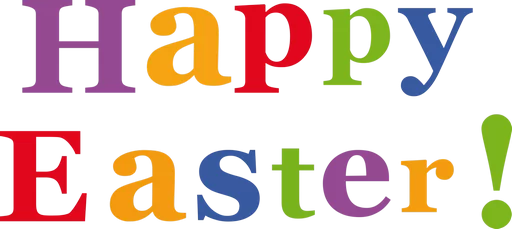 Telegram Sticker «Happy Easter» 🎉
