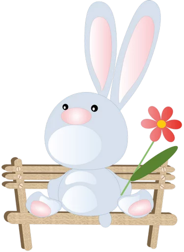 Telegram stiker «Happy Easter» 🐇