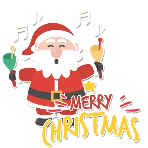 Telegram Sticker «Happy Merry Christmas» ❄