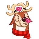 Happy New Deer emoji 😘