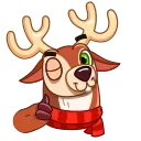Эмодзи Happy New Deer 👍
